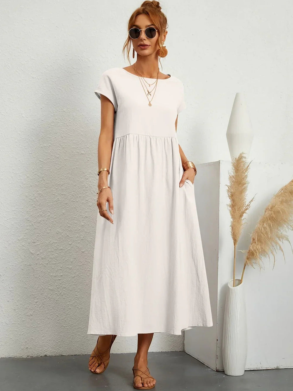 Ellianna™ | Effortless Cotton Dress 1