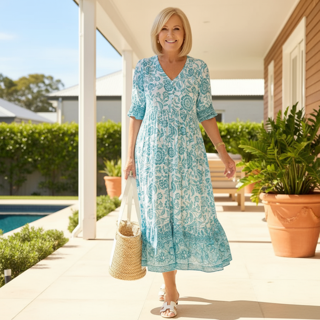 Janet™ | Elegant Floral Dress