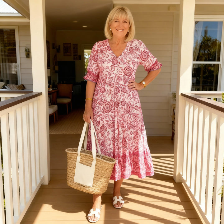 Janet™ | Elegant Floral Dress