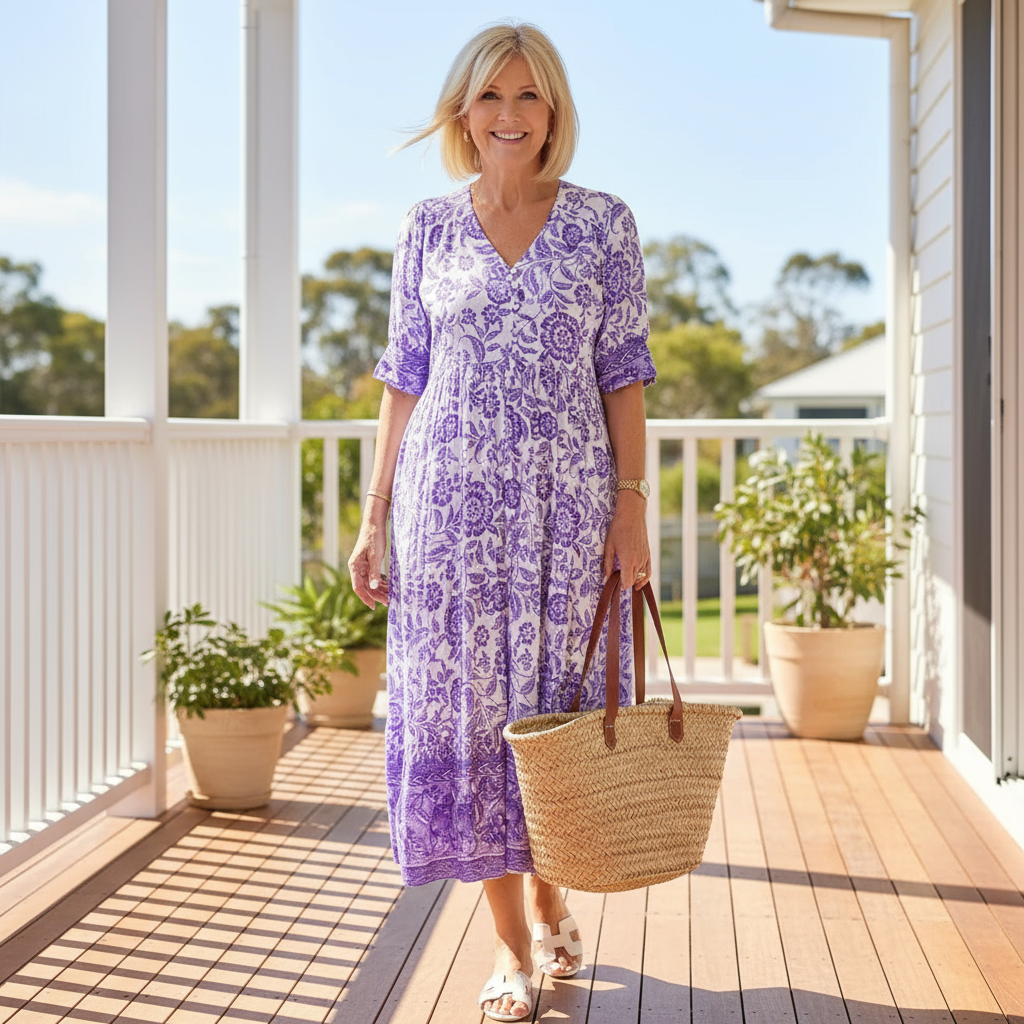 Janet™ | Elegant Floral Dress