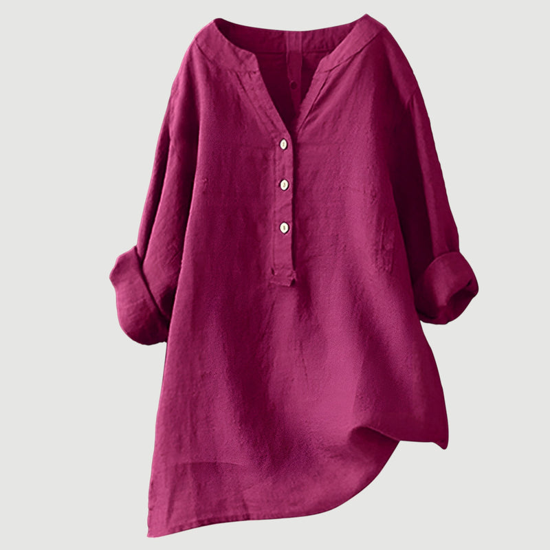 Zarina | Breathable Linen Blouse 1